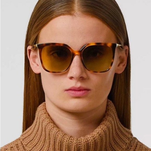 NEW BURBERRY HAVANA WOMEN SUNGLASSES EMILY BE4347F 3316/13 BURBERRY B 4347 F 331 - Picture 1 of 5